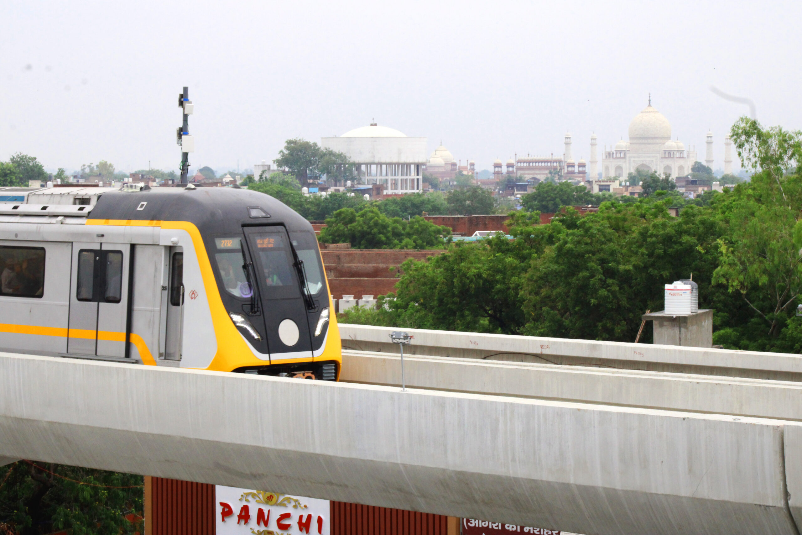 Train at Viaduct